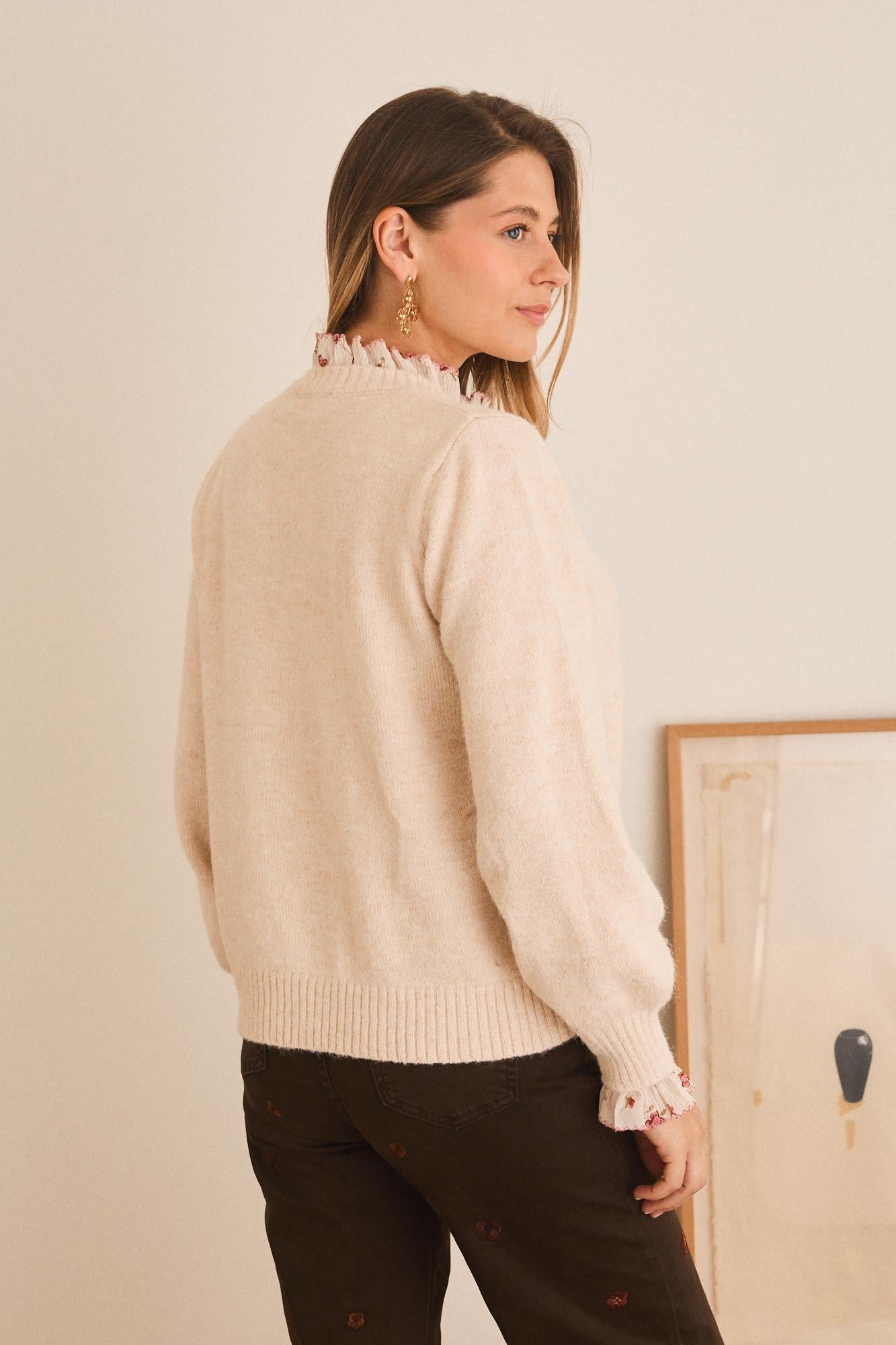 Maglione con collo Berlina