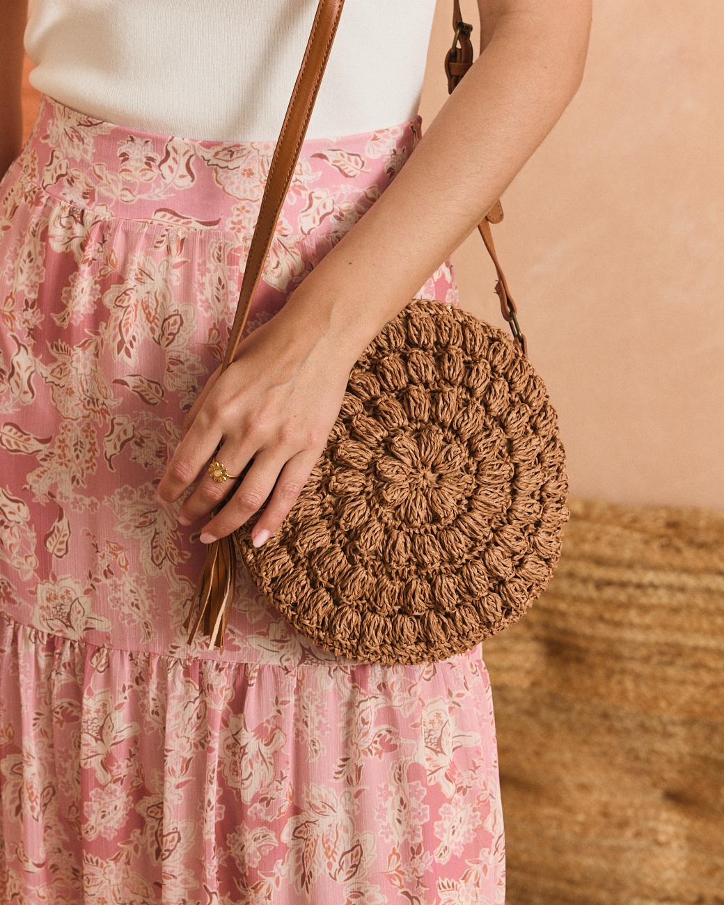 Borsa in rafia Becca