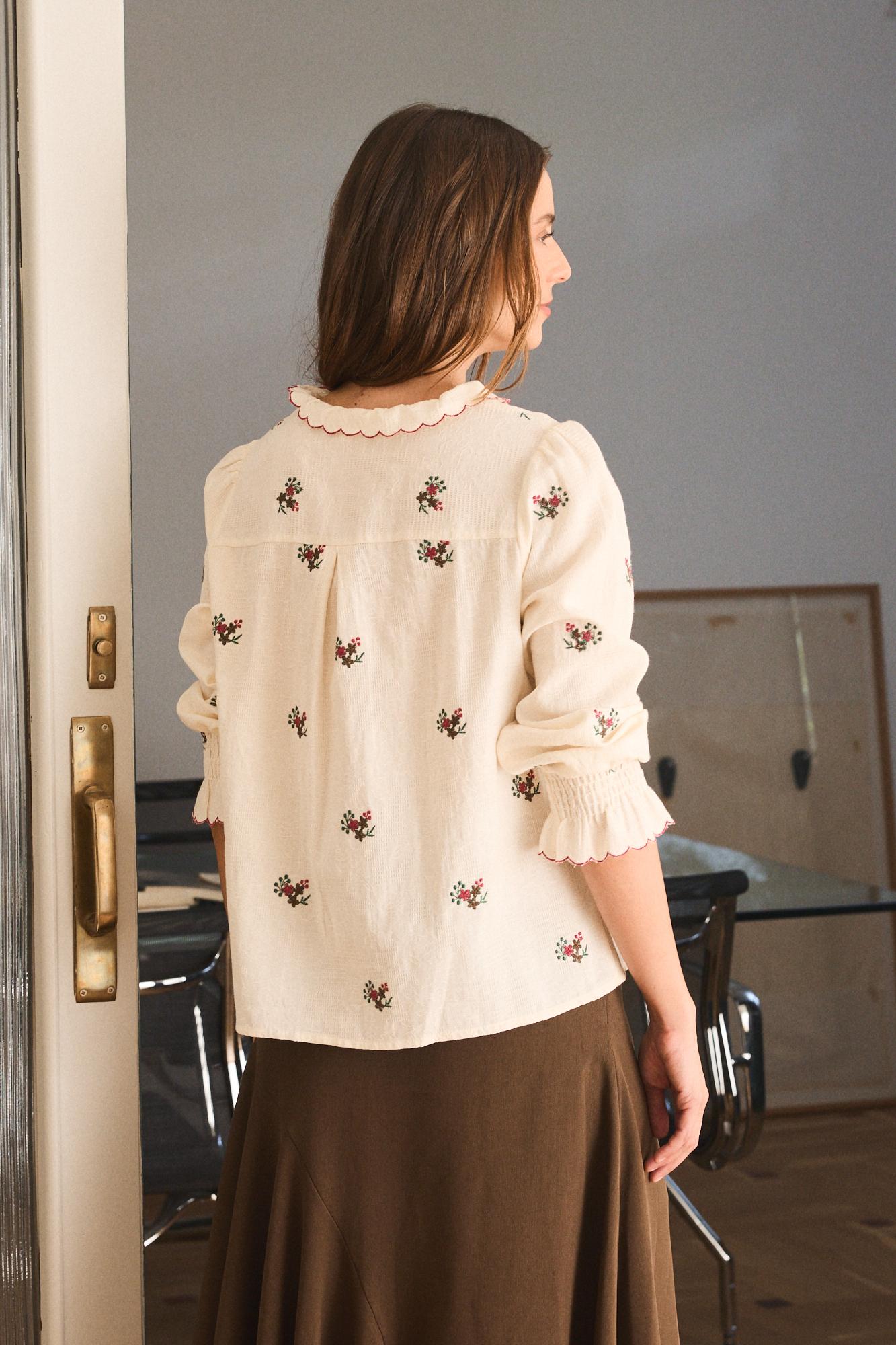 Camicia a fiori Halo