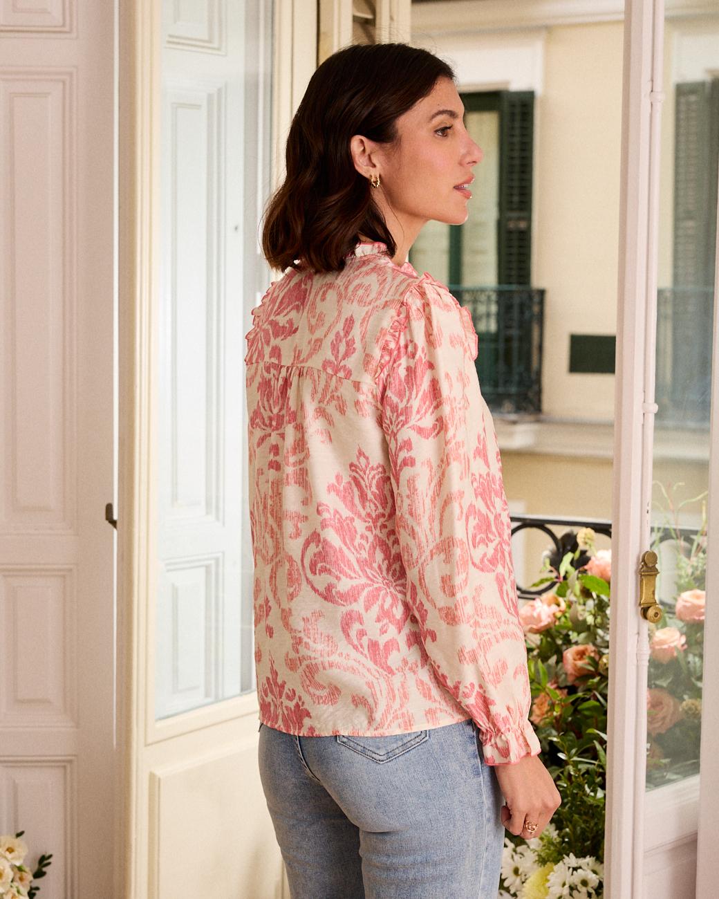 Blusa con stampa Dalila