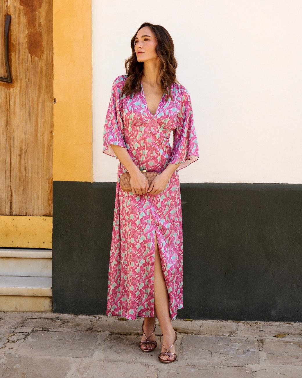 Vestito con stampa Violeta