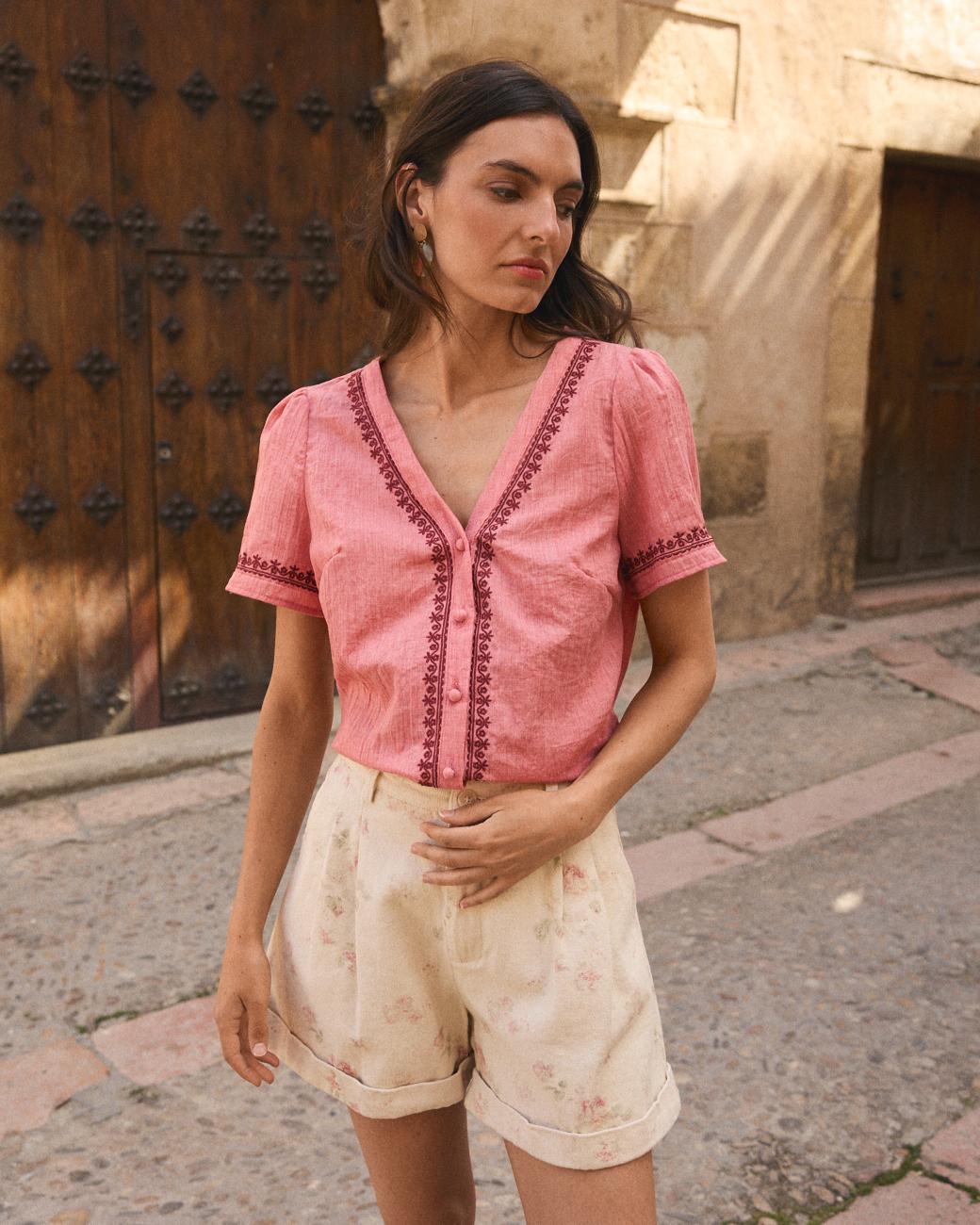 Camicia ricamata Ramira