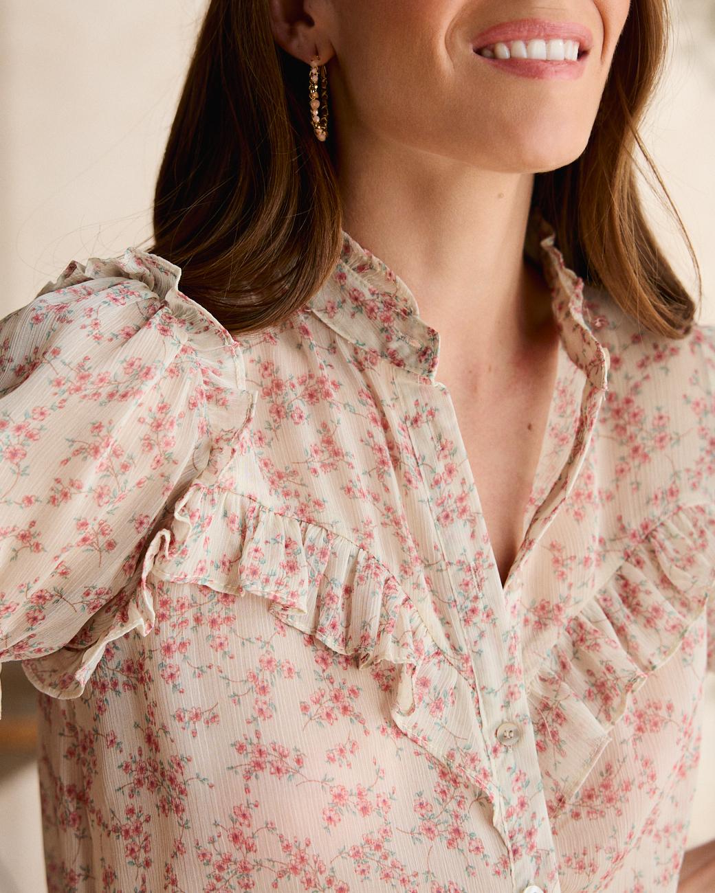 Blusa a fiori Jasmine