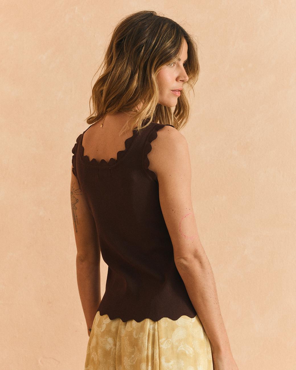 Top a maglia Marilis