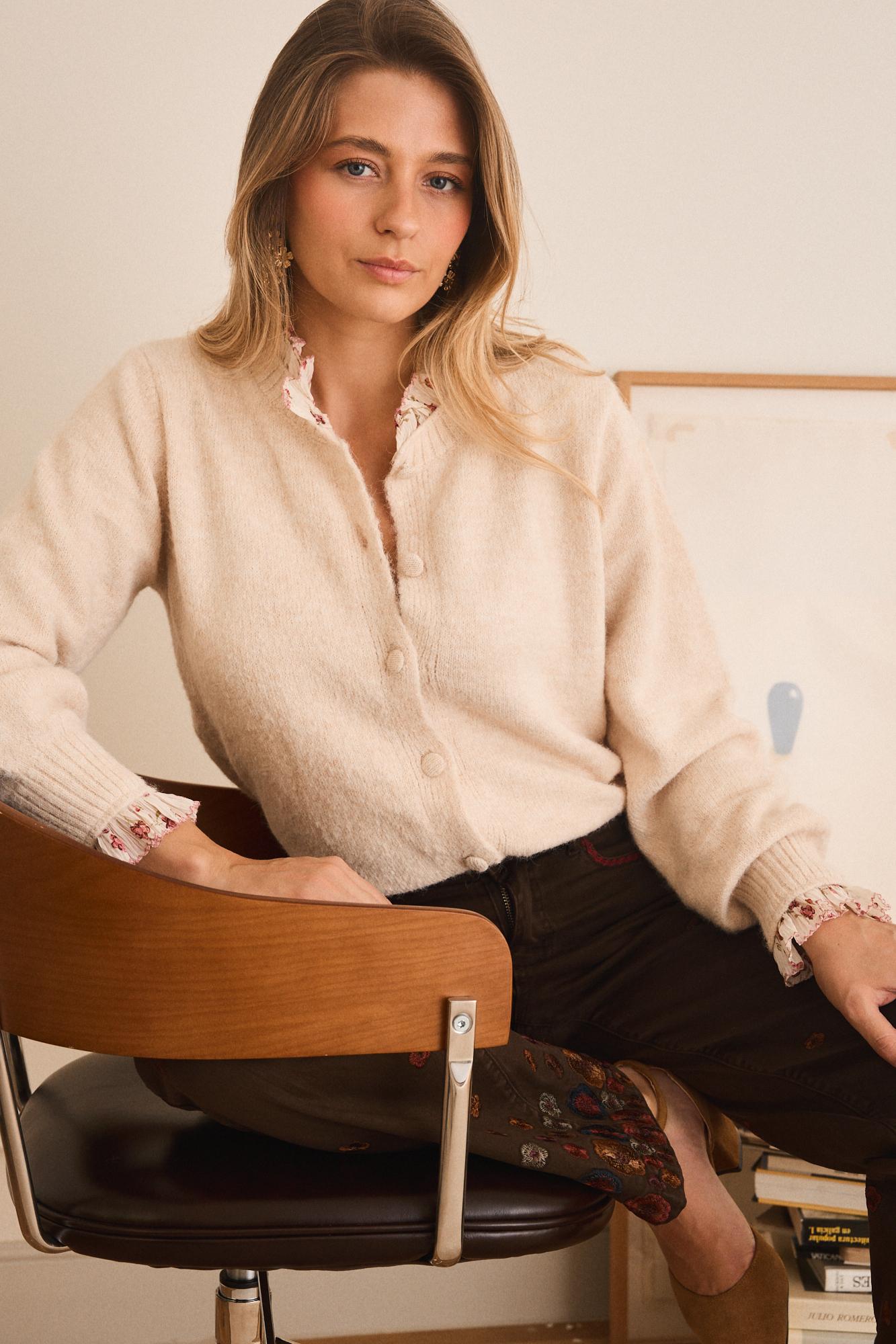 Maglione con collo Berlina