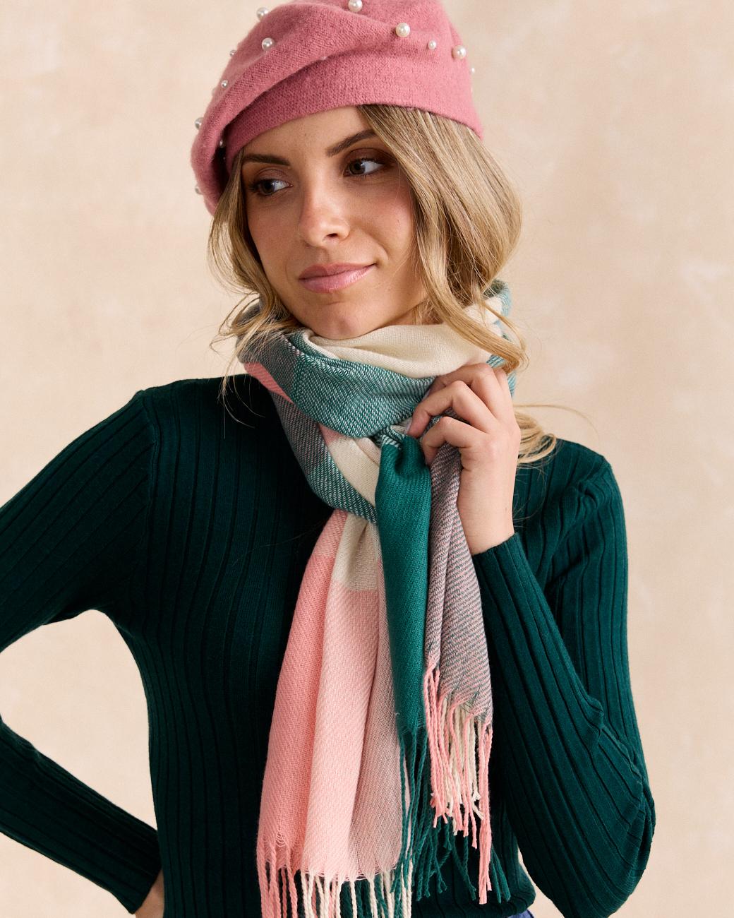 Cappello con Perle Rosi