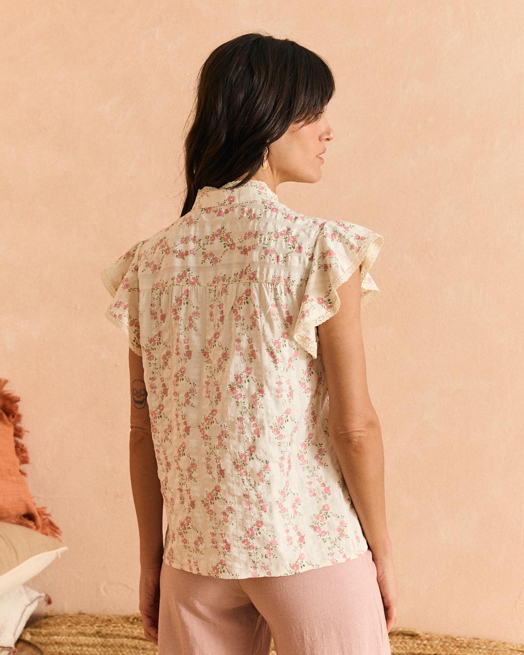 Camicia a fiori Anais