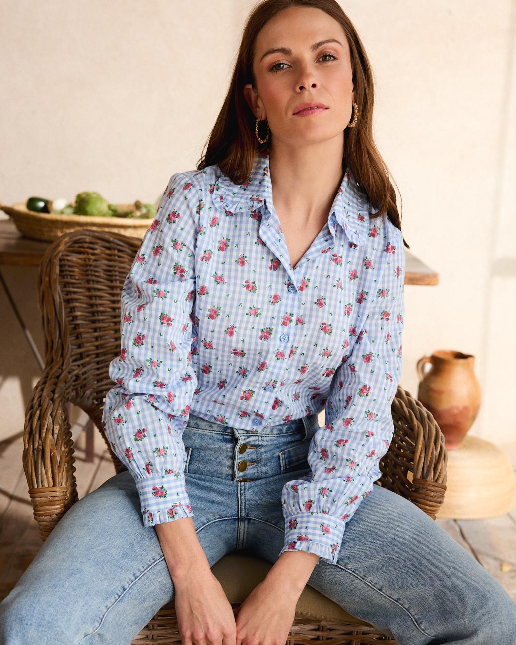 Camicia Vichy Rose