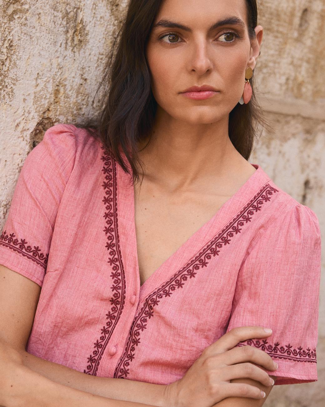 Camicia ricamata Ramira