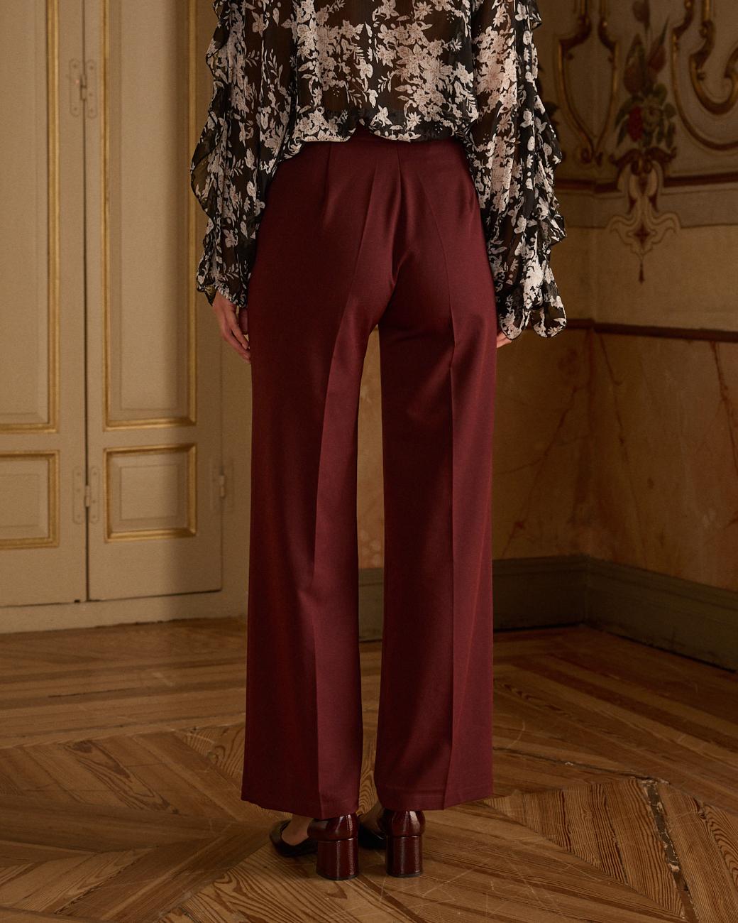 Pantaloni con bottoni Camille