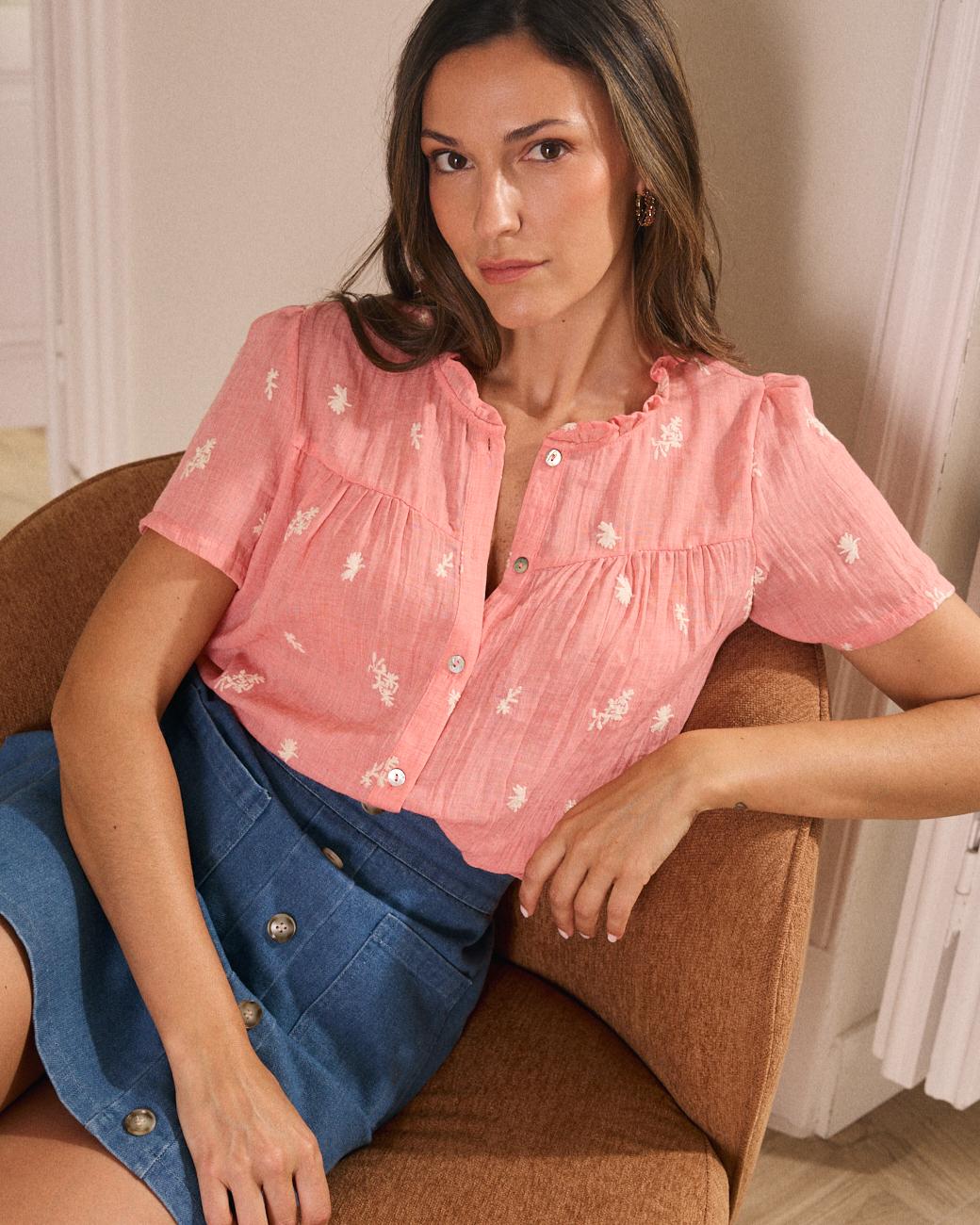 Camicia Ricamata Liara