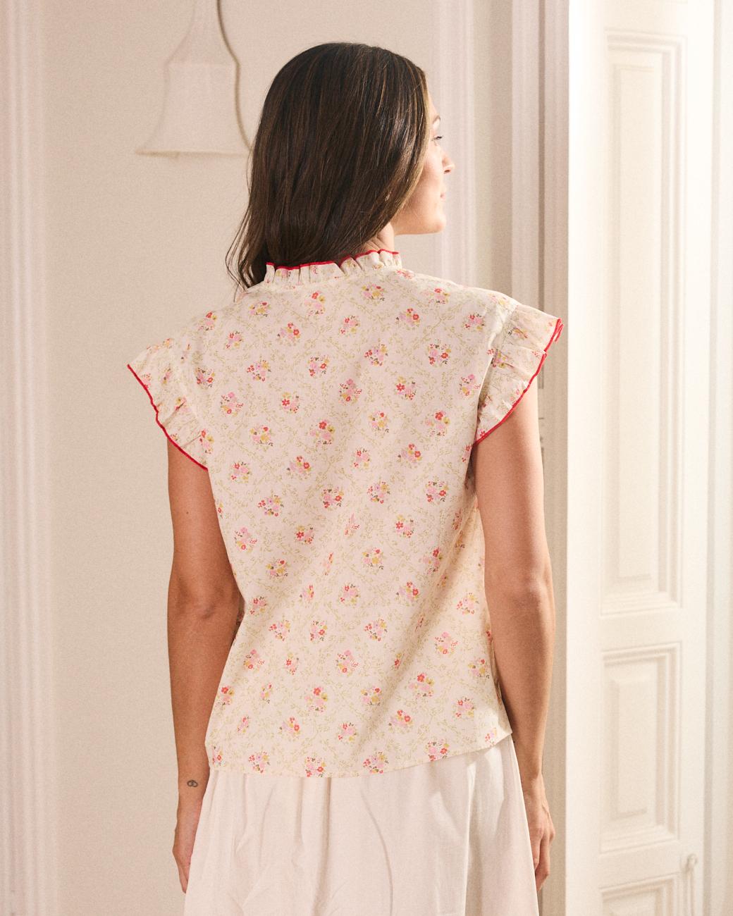 Camicia con Fiori Cassia