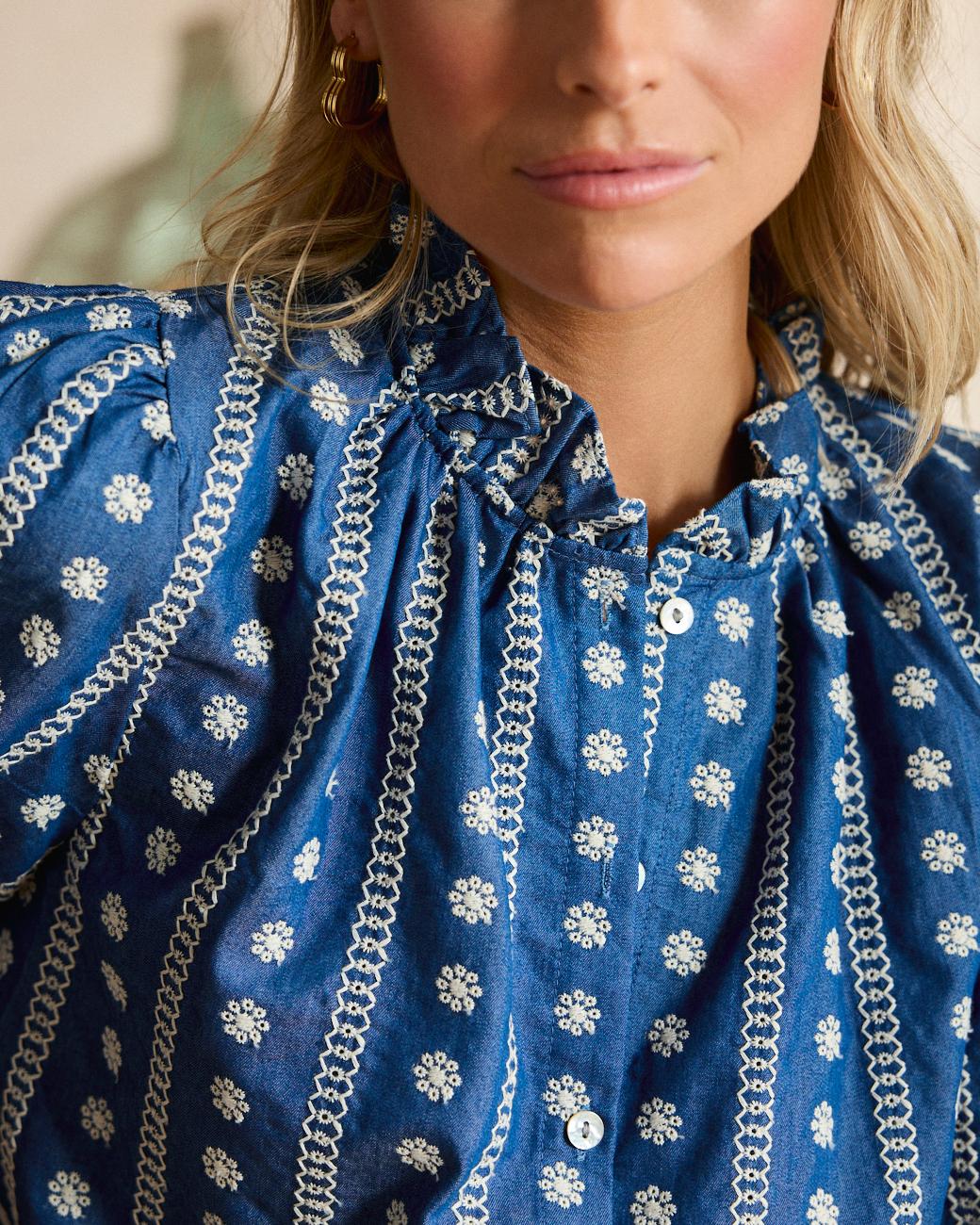 Camicia ricamata Anna