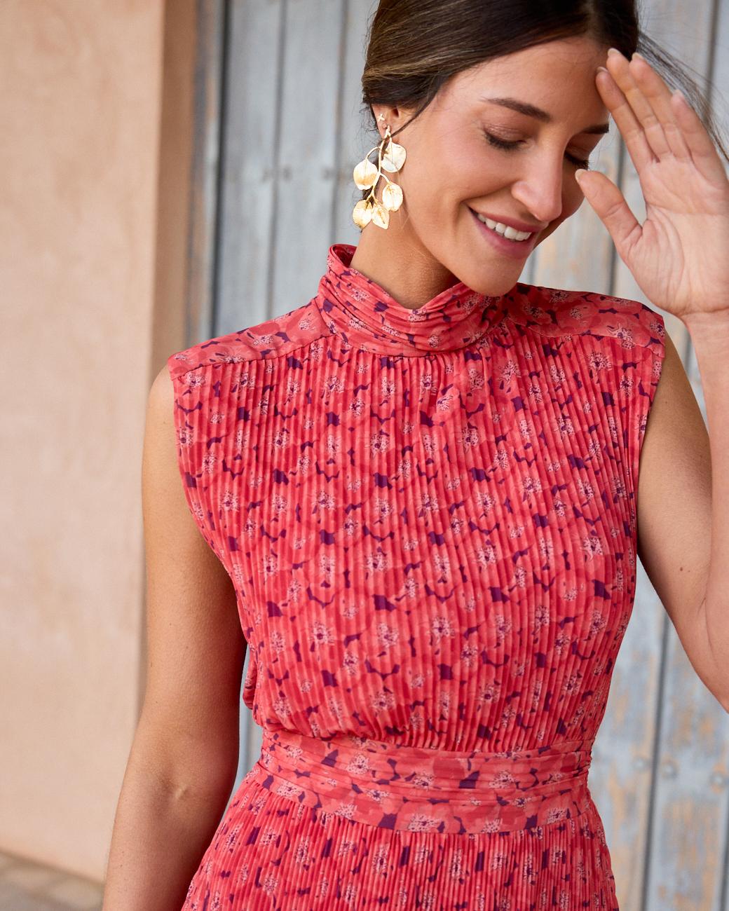 Vestito con fiori Pertina