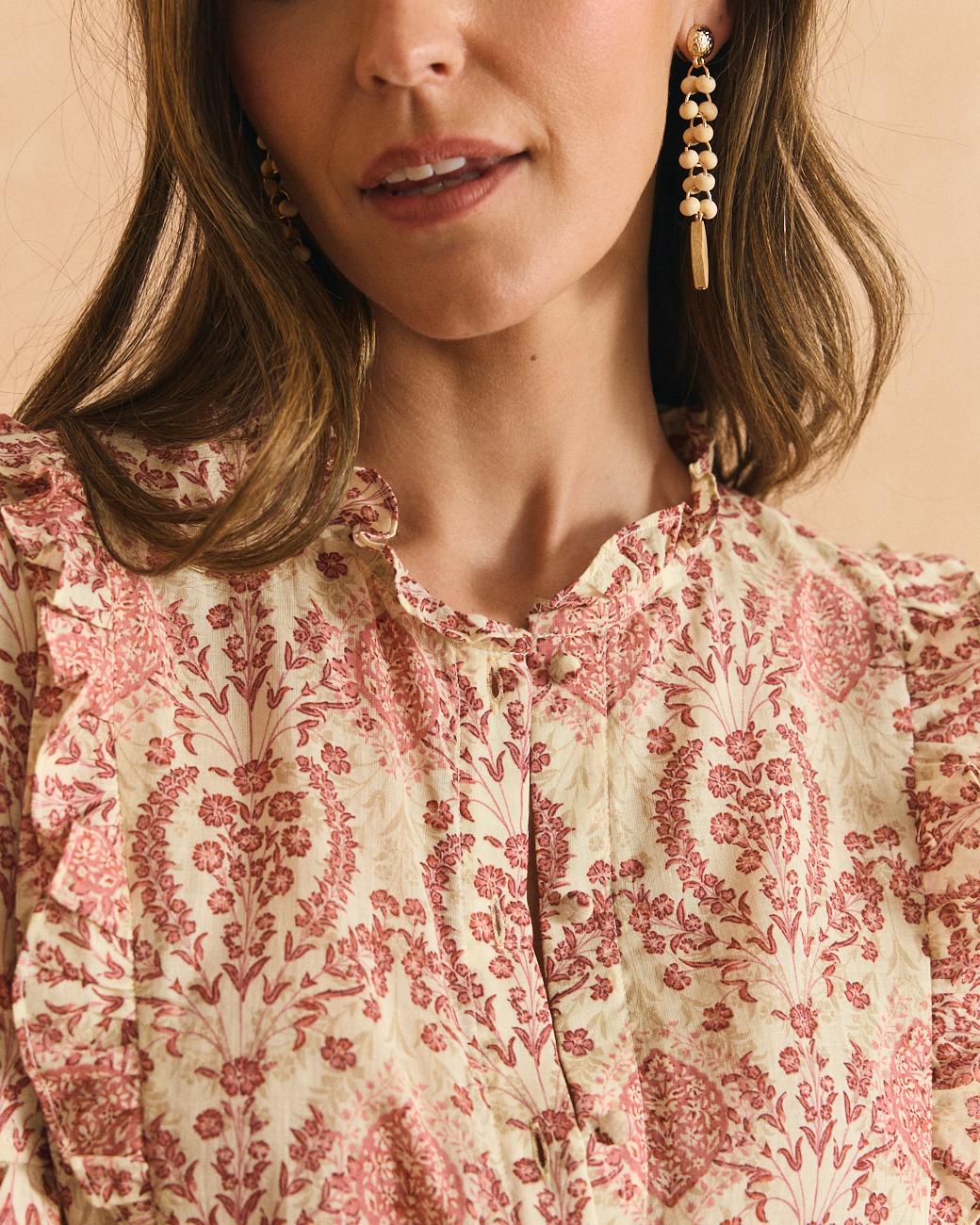 Camicia con stampa Adela