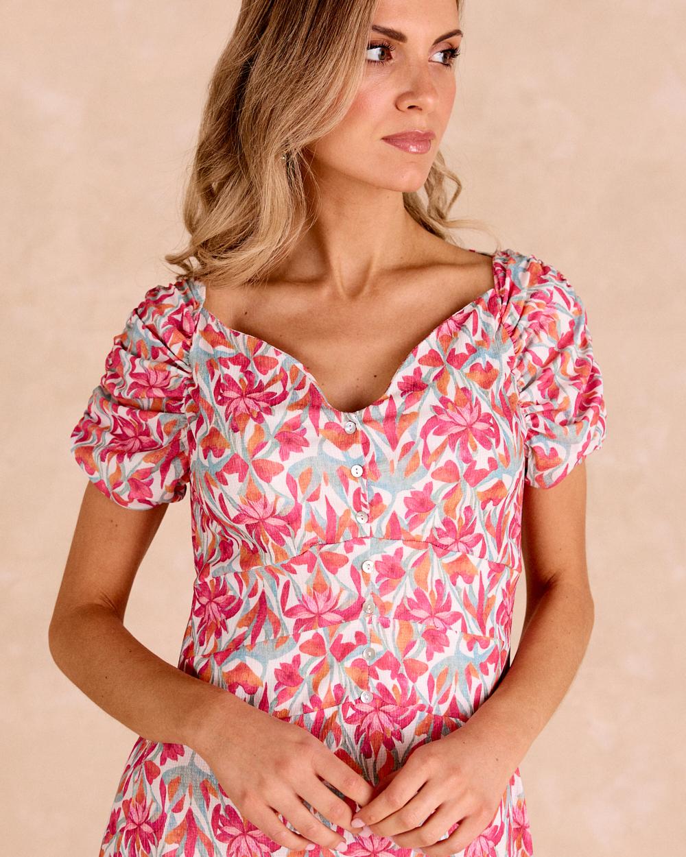 Vestito Lungo Geometrico Ariadne