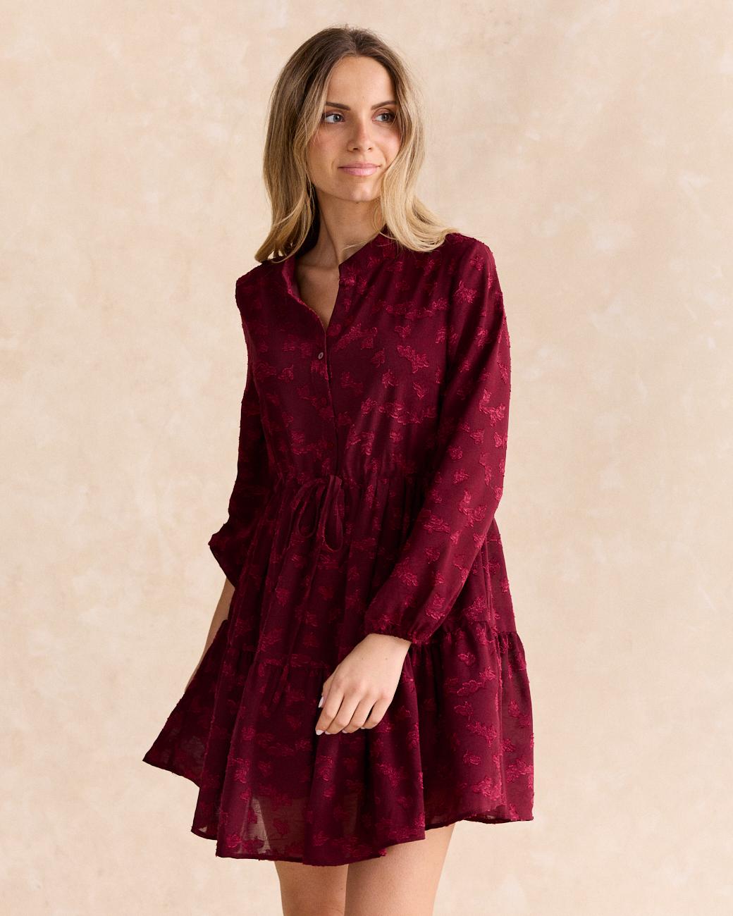 Vestito Floccato Ali