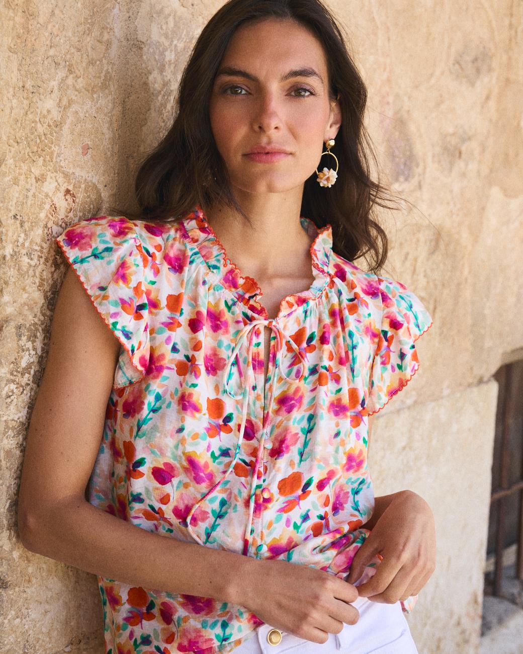 Camicia con Fiori Agustina