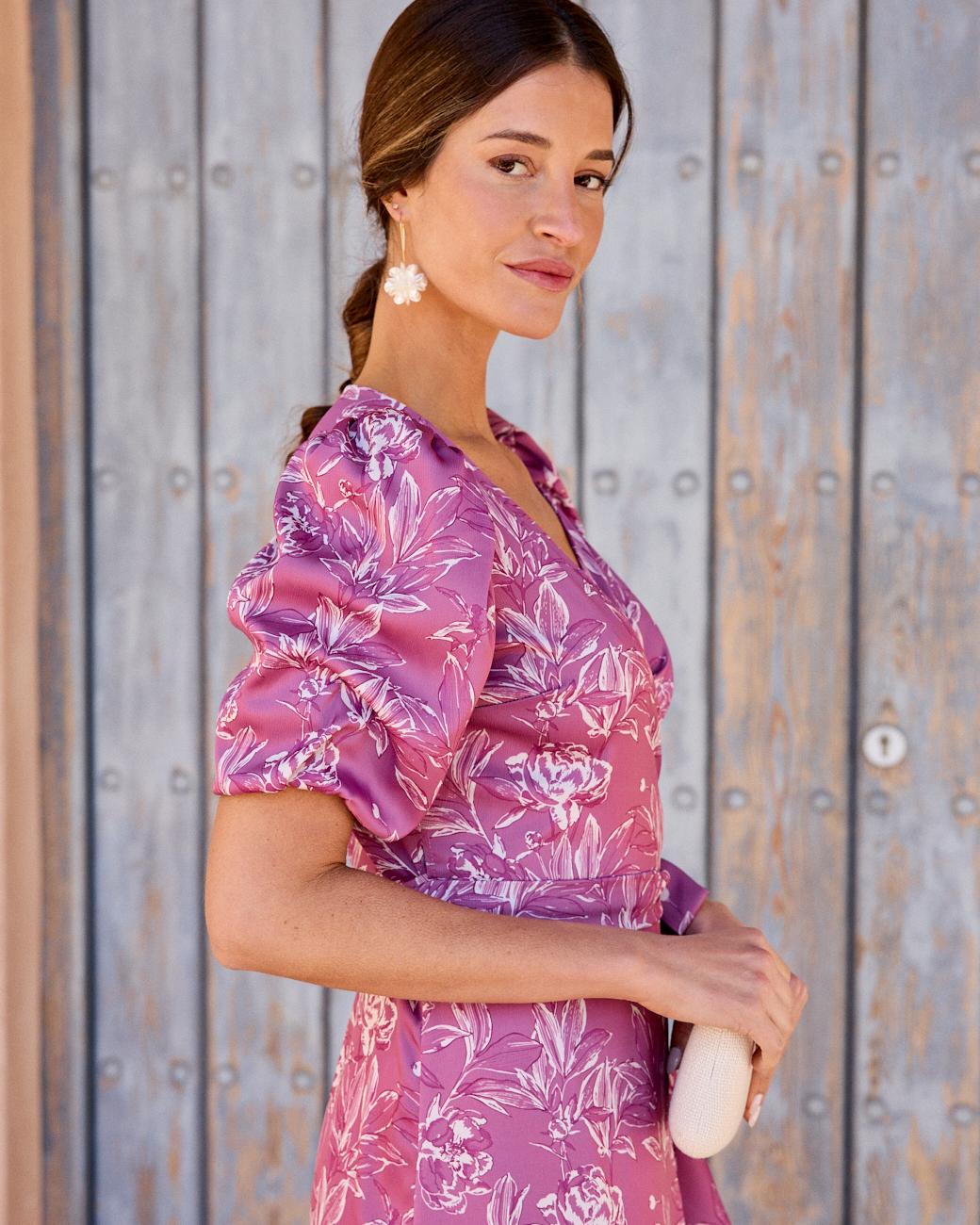 Vestito con Scollo Violetta