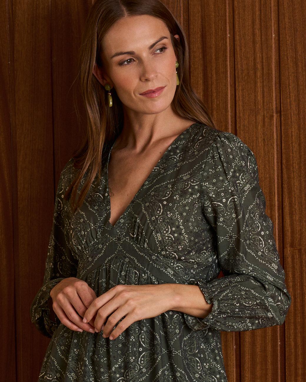 Vestito Paisley Aida