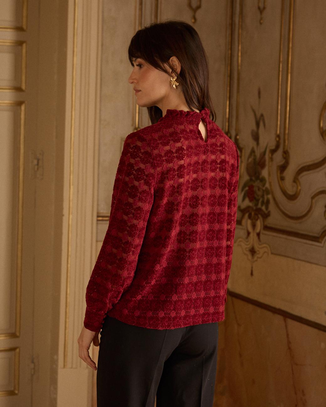 Top in velluto Allie