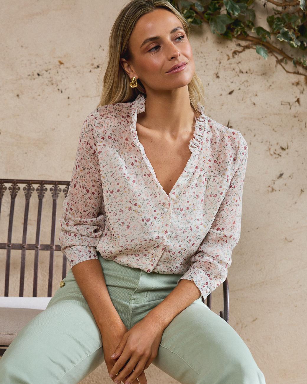 Camicia a Fiori Magnolia