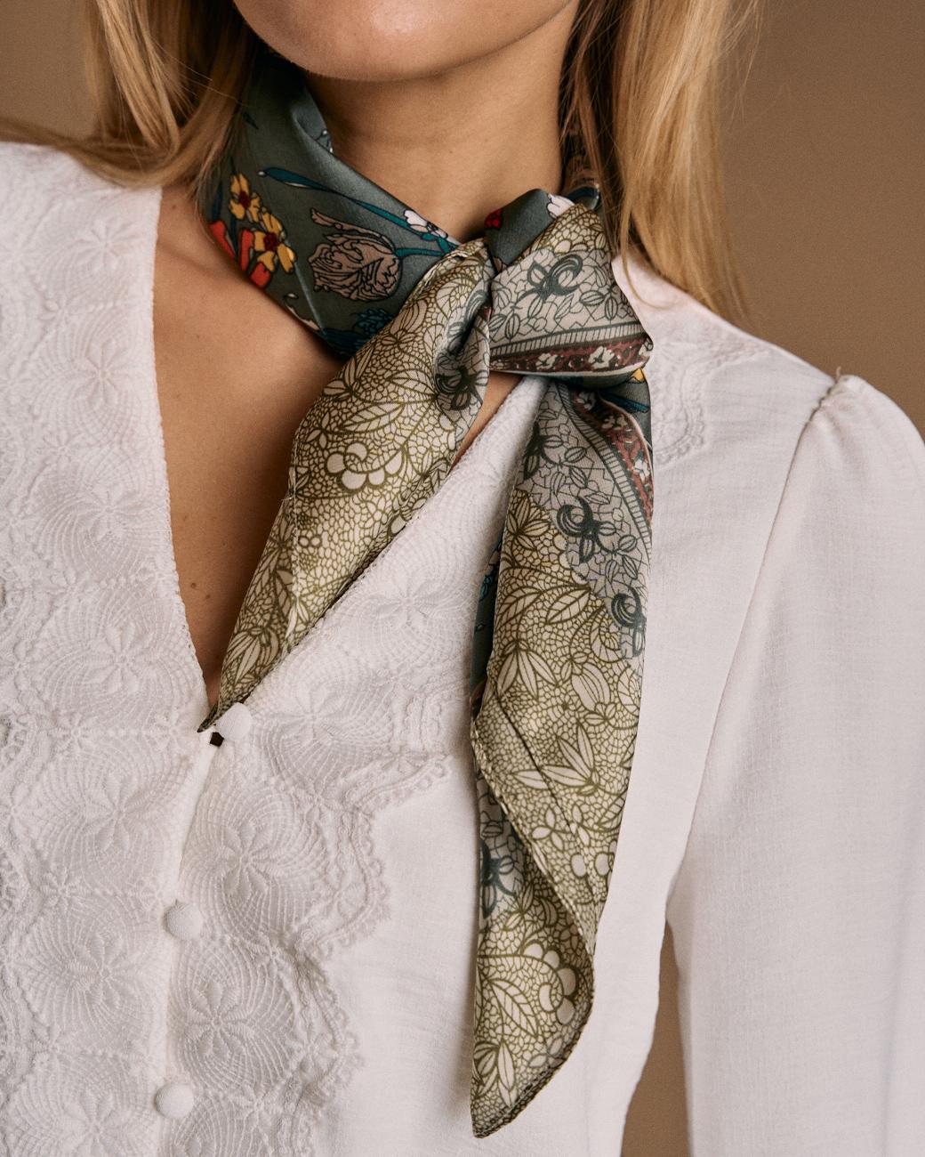 Camicia con dettaglio ricamato Greta