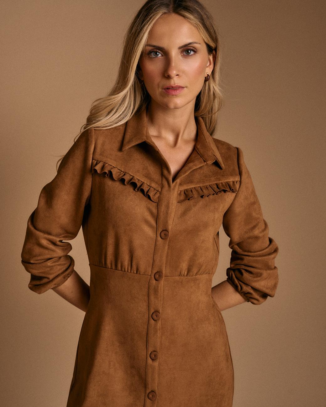 Vestito Volant Caroli