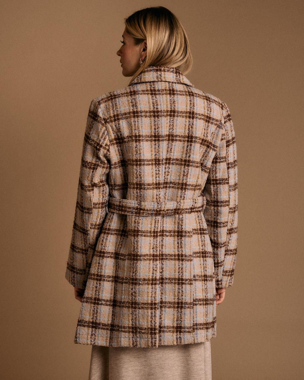 Cappotto a quadri Ari