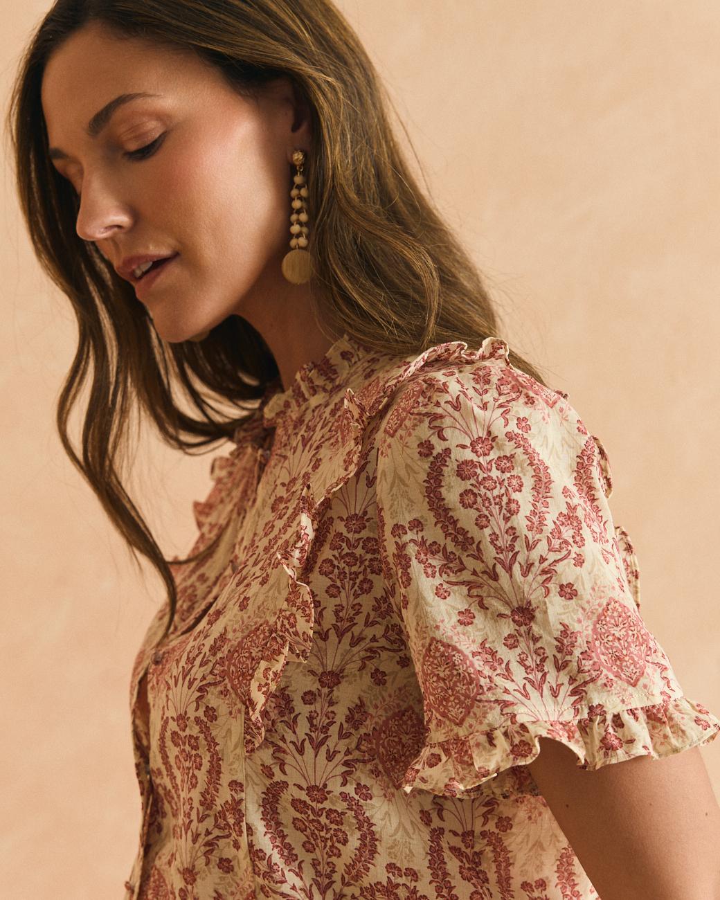 Camicia con stampa Adela