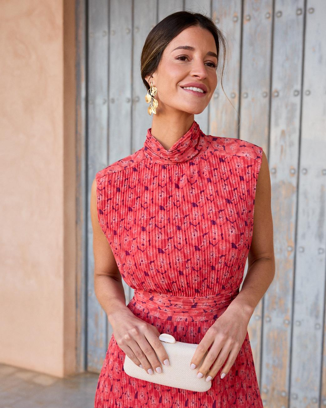 Vestito con fiori Pertina