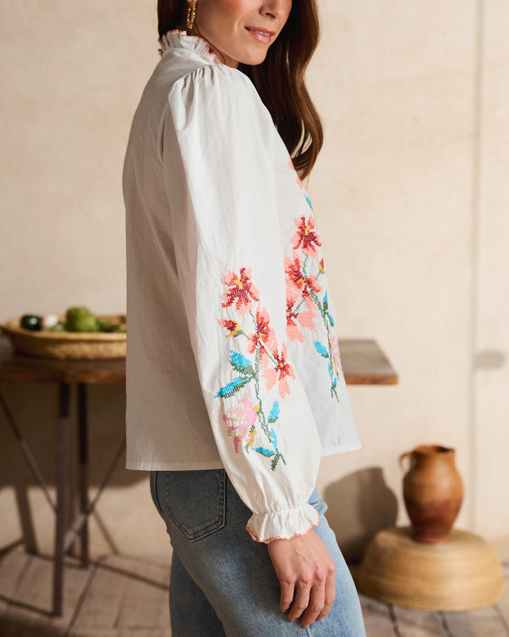 Camicia Ricamata Fiona