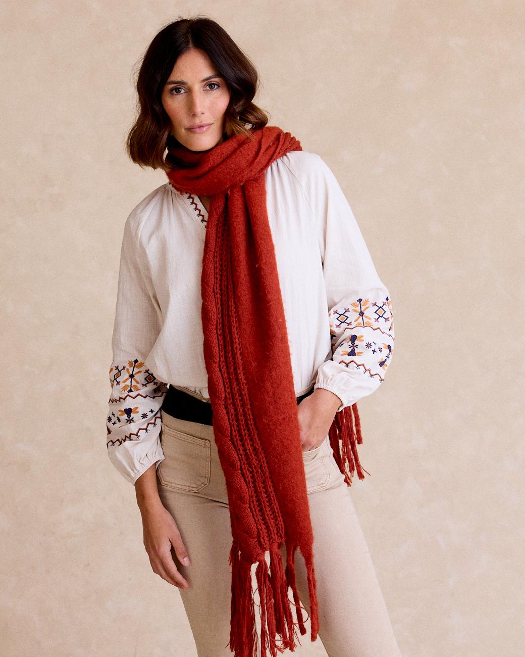 Sciarpa Con Trecce Cambrai