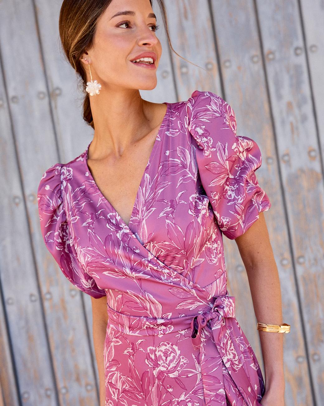 Vestito con Scollo Violetta