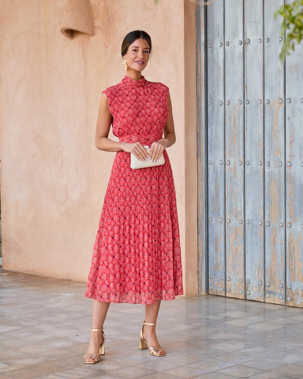 Vestito con fiori Pertina