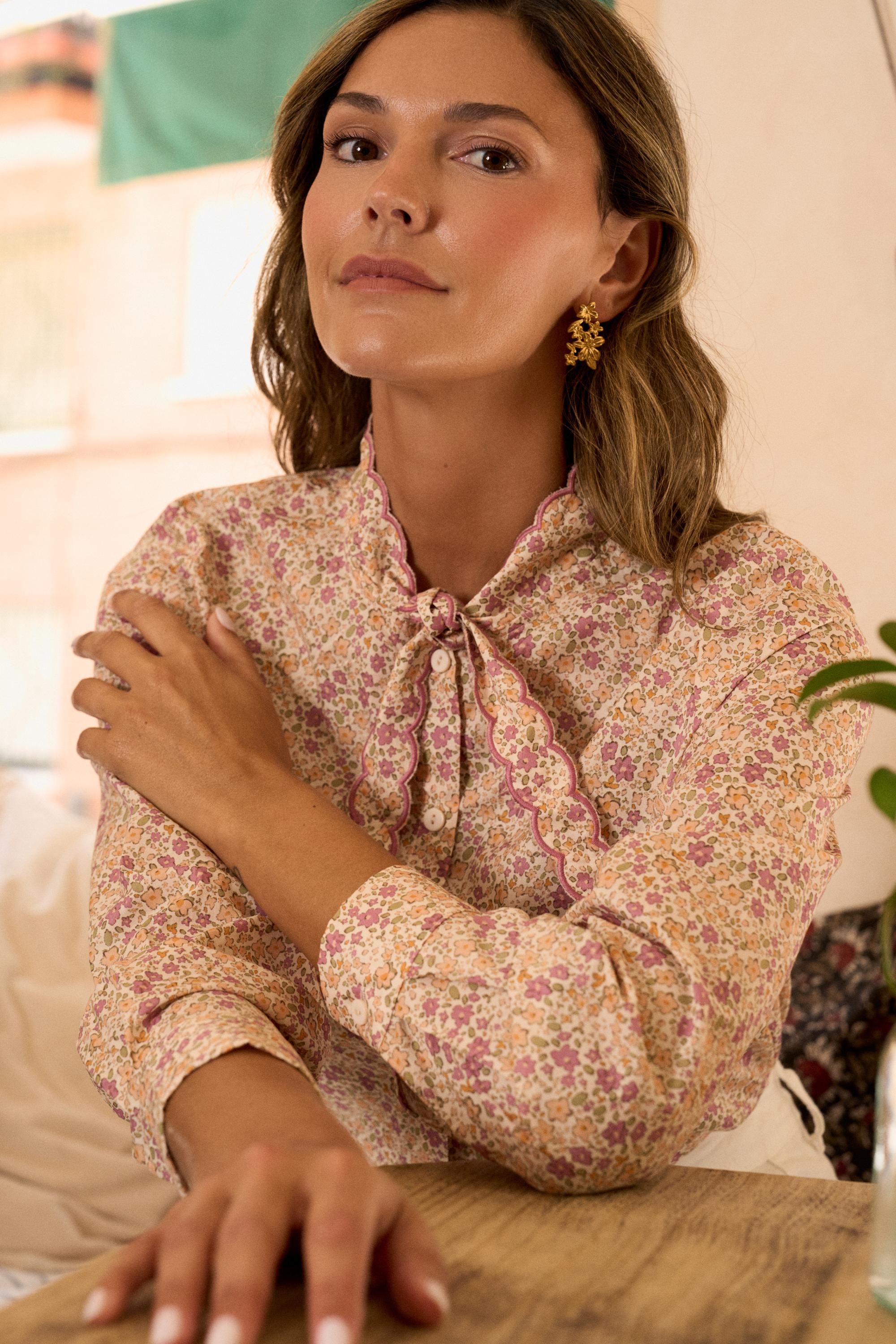 Camicia stampata Nieva