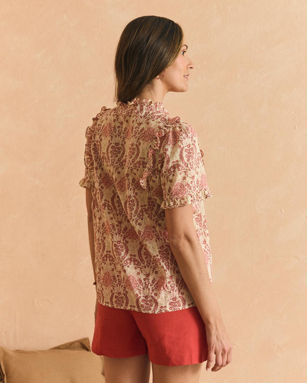 Camicia con stampa Adela