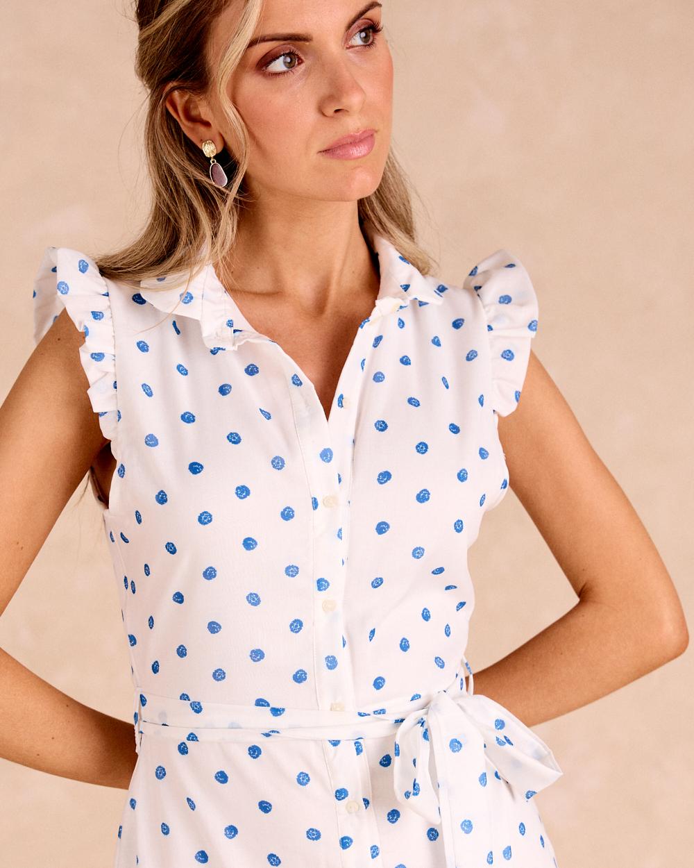 Vestito Lungo a Pois Daira