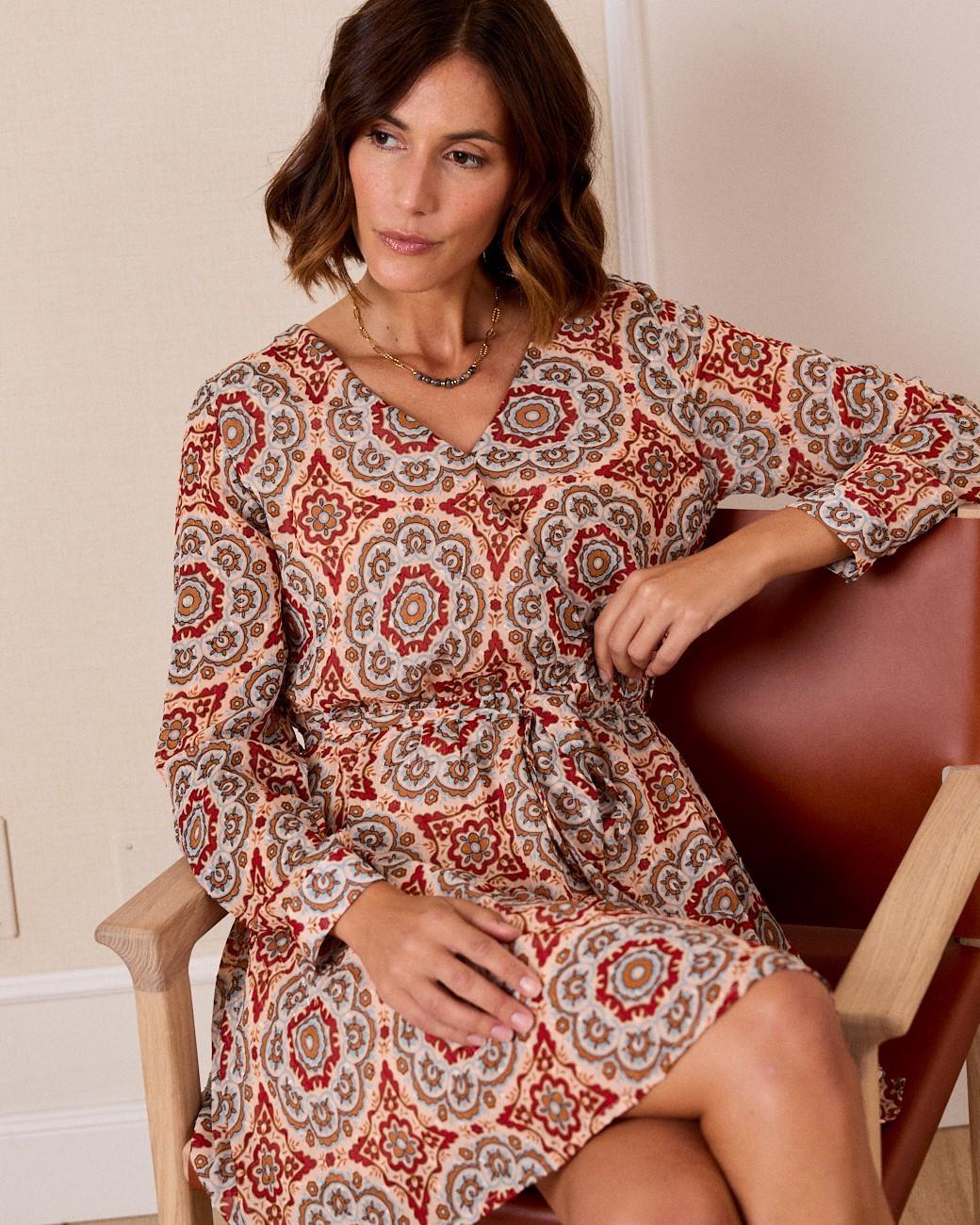 Vestito corto Girasole