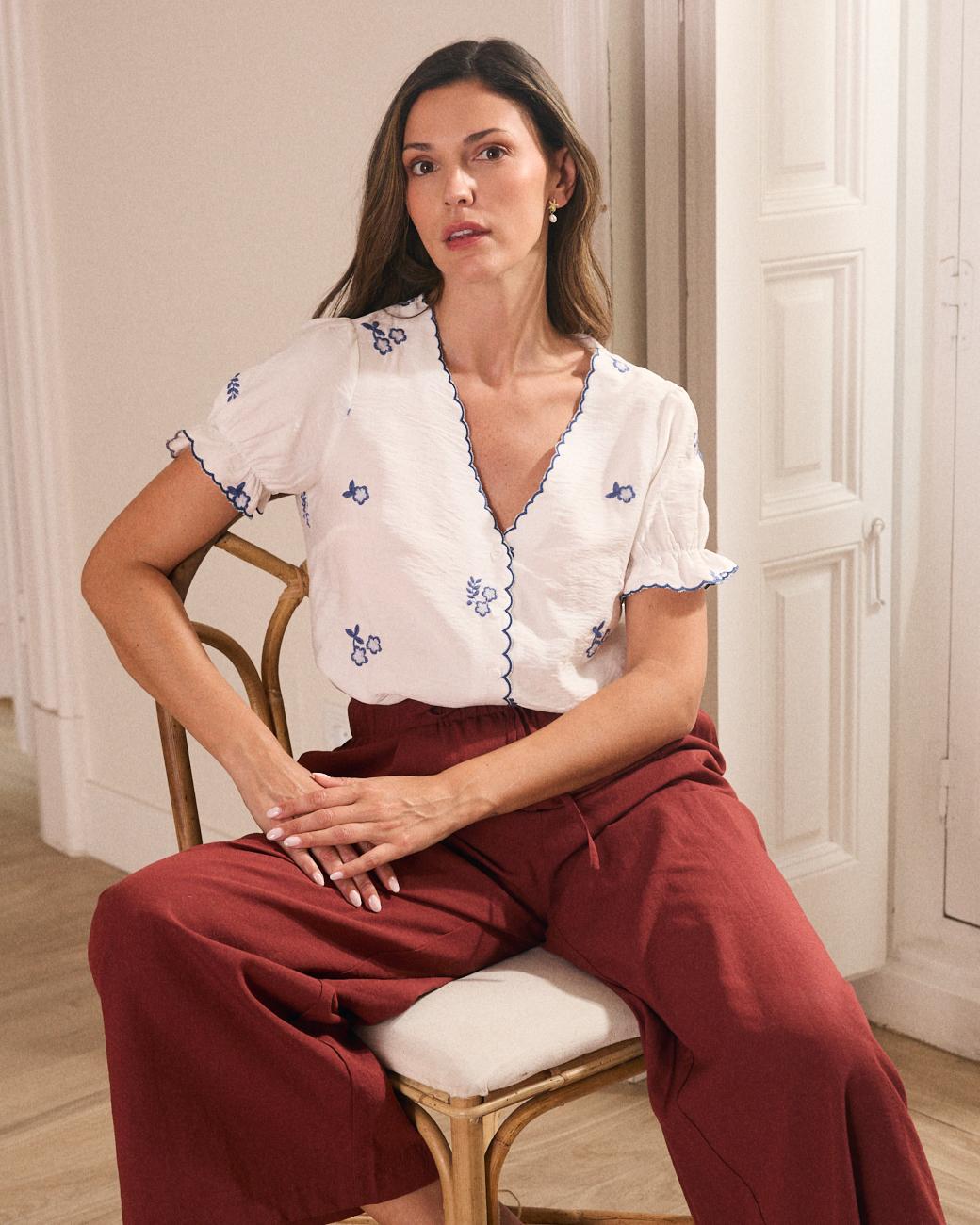 Camicia Ricamata Gaia