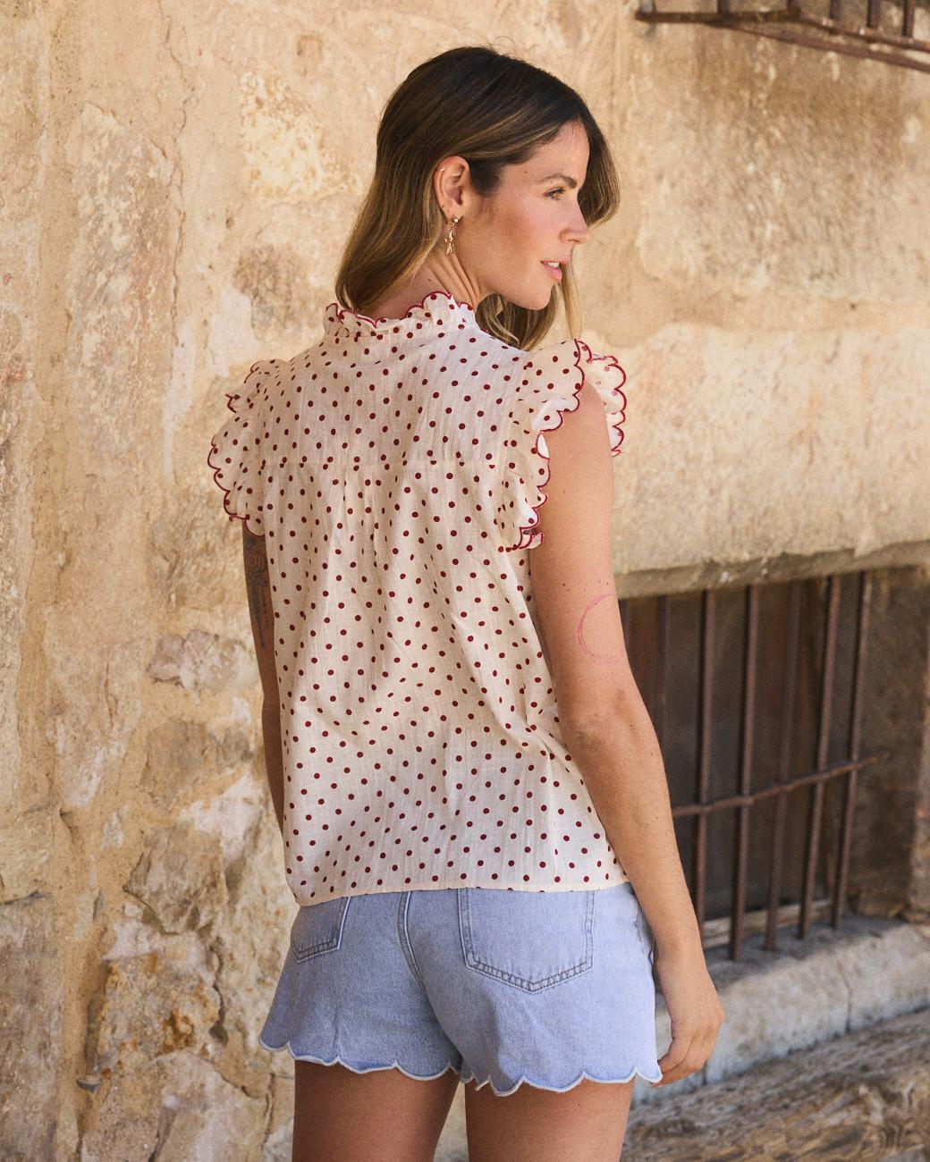 Blusa a Pois Indiana