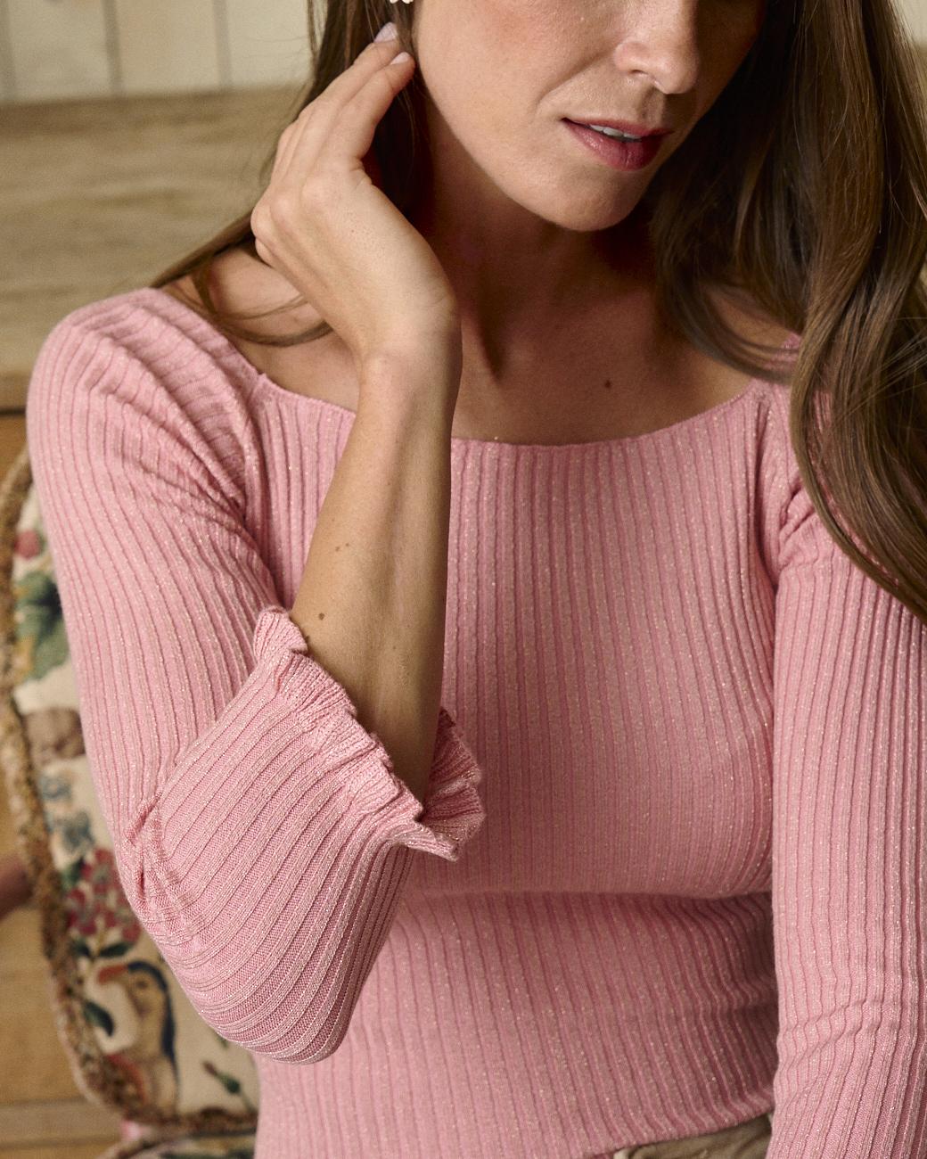 Maglione a Maglia Fine Elle
