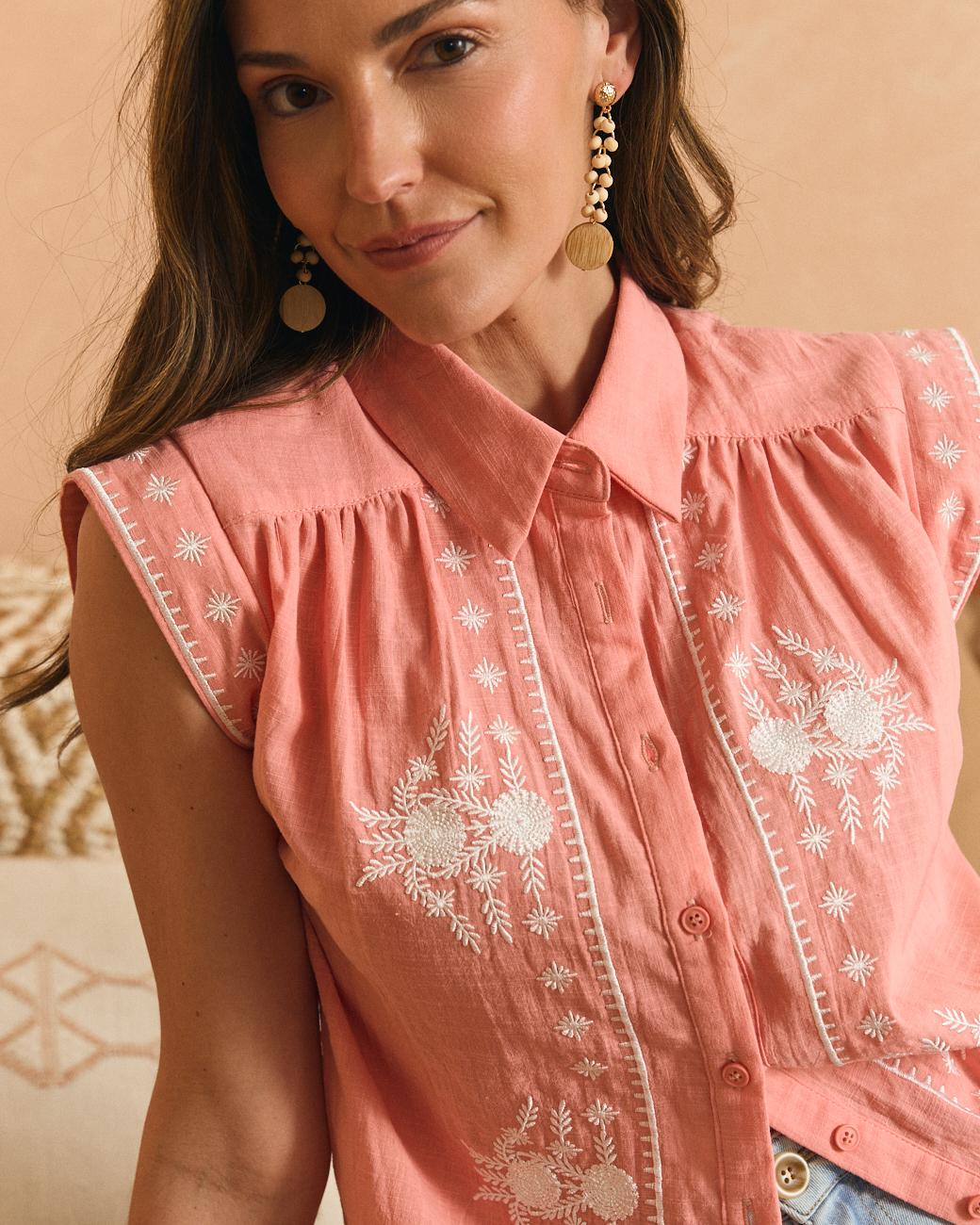 Blusa ricamata Sandy