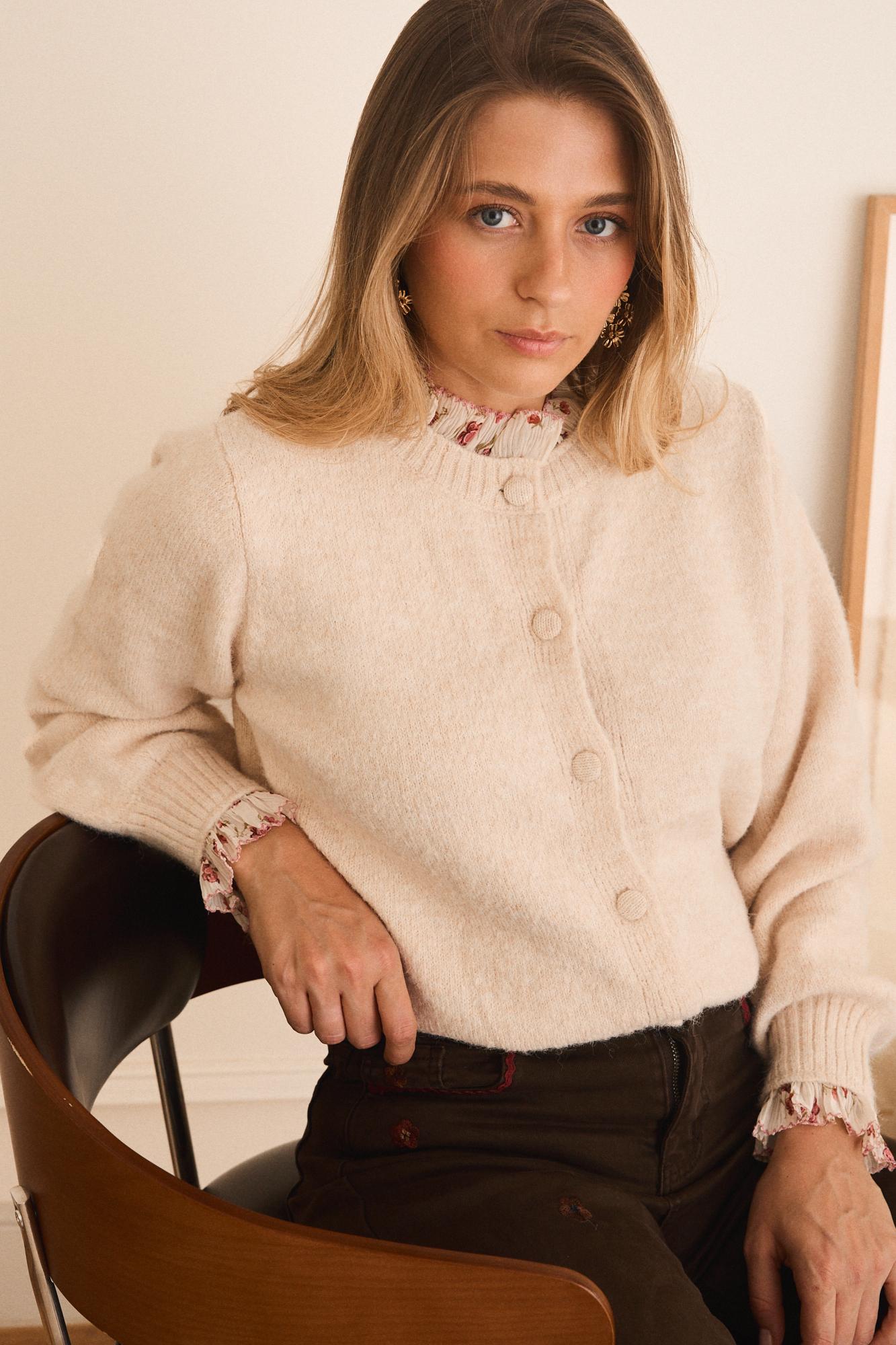 Maglione con collo Berlina