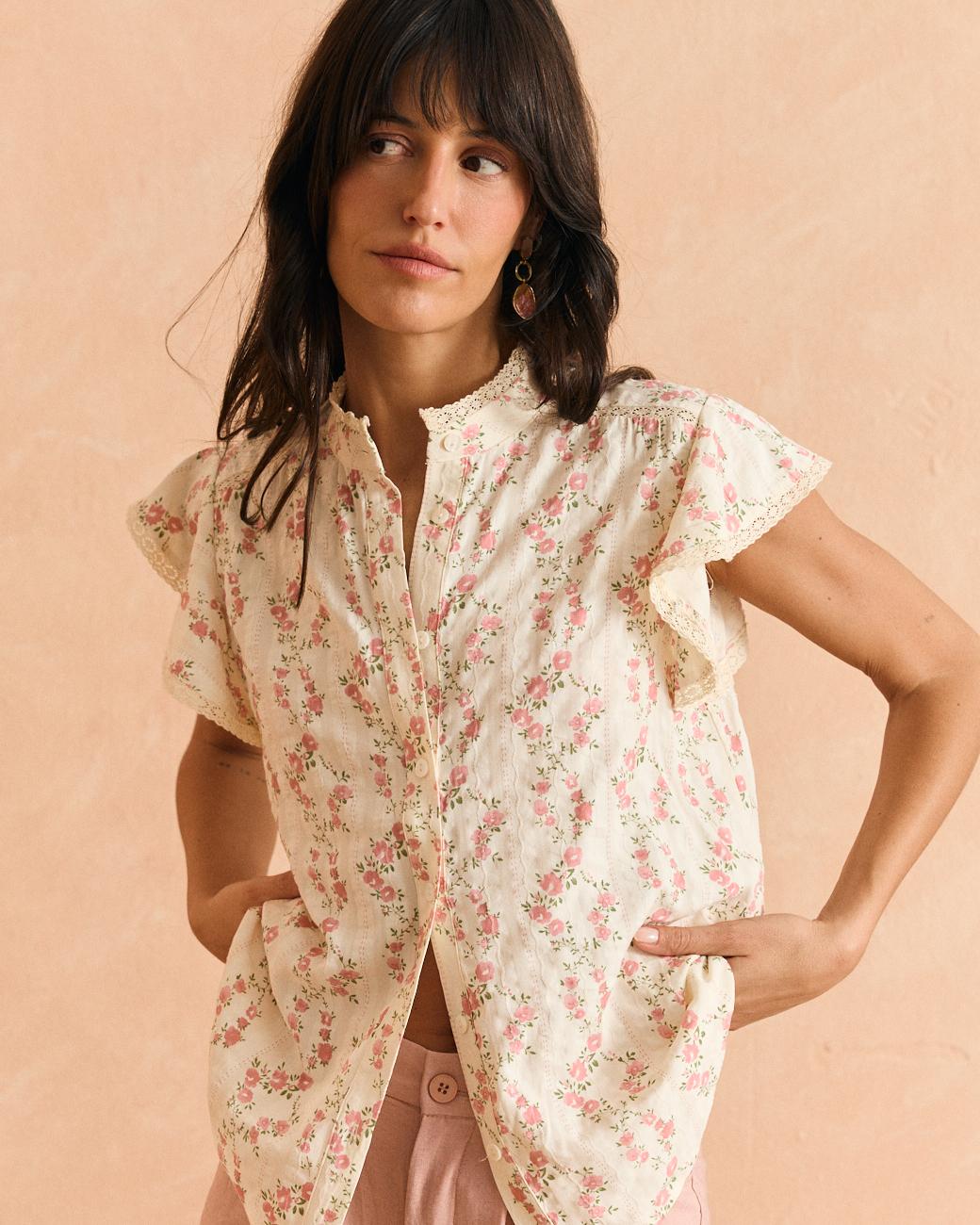 Camicia a fiori Anais