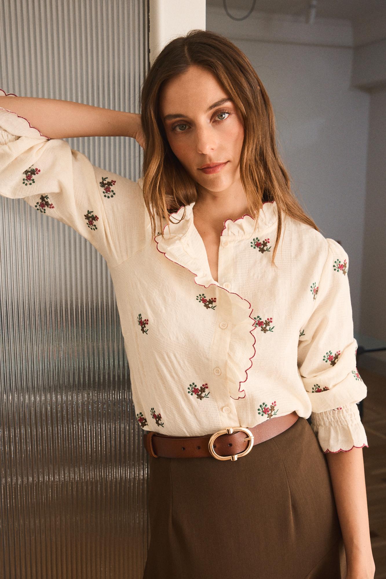 Camicia a fiori Halo