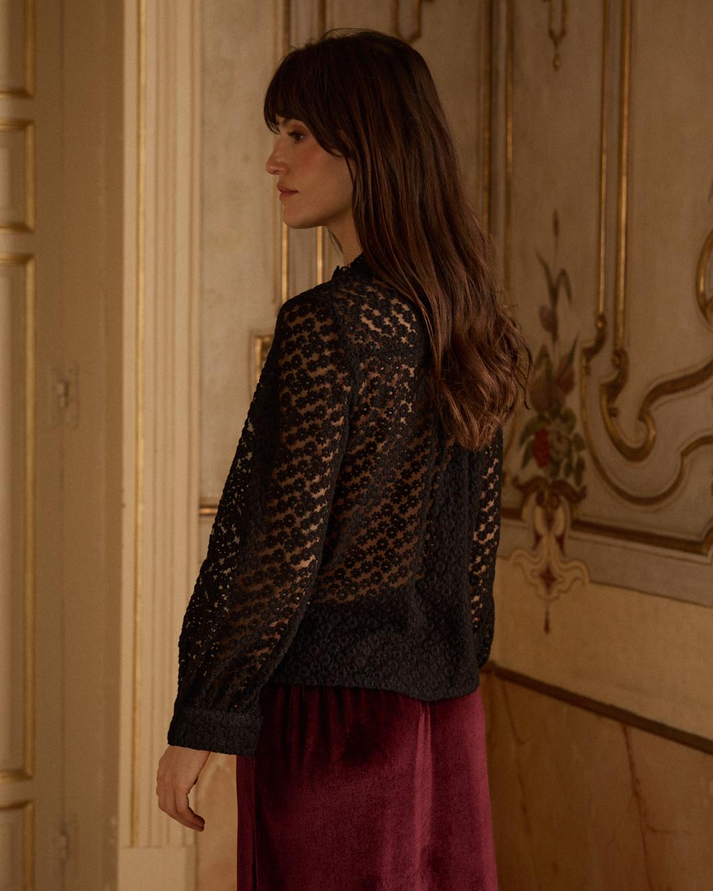 Blusa in pizzo Coralie