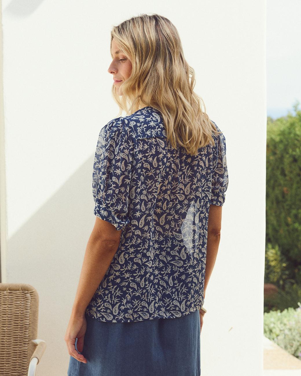 Camicia con stampa Raffaella