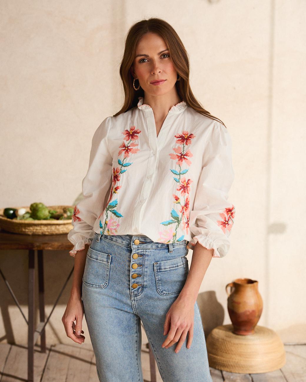Camicia Ricamata Fiona