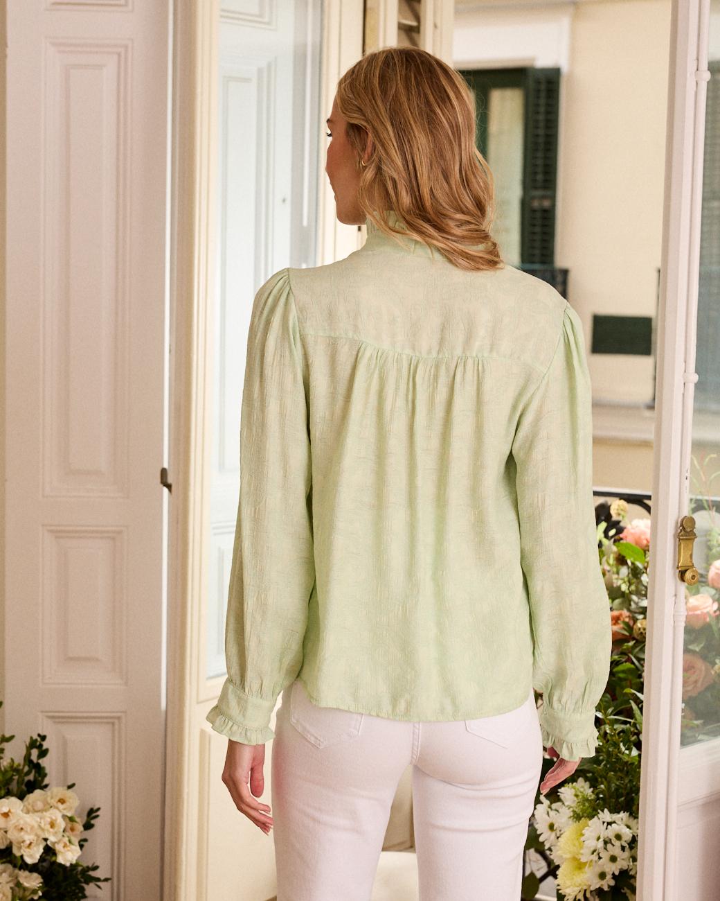 Camicia Menta Olivia